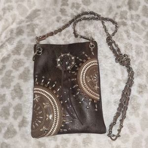 Brown Leather Crossbody